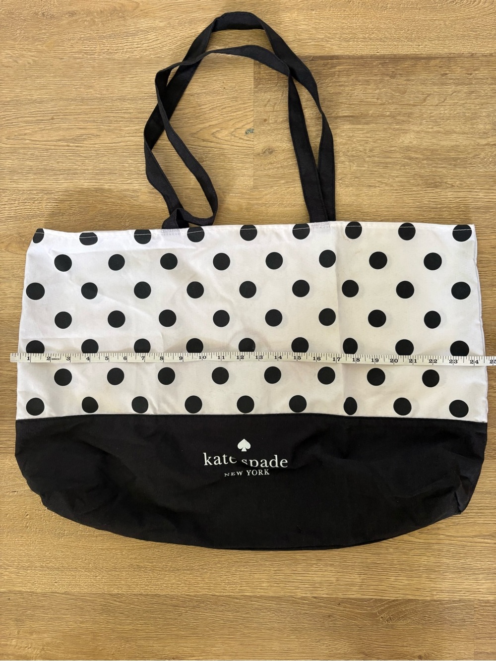 kate spade Black and White Polka Tote - Picture 5 of 5